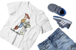 Kids Regular Fit Tshirt - Woody And Buzz Friends Forever Kids Regular Fit Tshirt 180 White | Fullmoon Styles