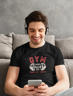 Gym Mode On Men Regular Fit Tshirt 180 Black Regular Fit Tshirt - Premium Cotton Men Wear
