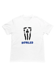 Men Regular Fit Tshirt - Bowled Men Regular Fit Tshirt 180 White | Fullmoon Styles