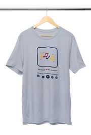 We Found Love In Playlist Women Regular Fit Tshirt 180 Gray Regular Fit Tshirt - Premium Cotton Women Wear