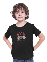 Comfortable Kids Regular Fit Tshirt in Black - 180 GSM | Fullmoon Styles