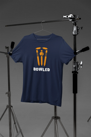 Premium Navy Blue Regular Fit Tshirt for Women - 180 GSM Cotton | Fullmoon Styles