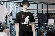 Black Regular Fit Tshirt - 0 12 Msd Stumping Men Regular Fit Tshirt 180 Design | Men Fashion