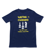 Waiting For Command Women Regular Fit Tshirt 180 Navy Blue Regular Fit Tshirt - Premium Cotton Women Wear