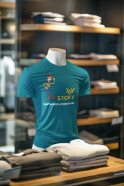 Teal Blue Oversized - Toy Story Woody Men Oversized 240 Design | Men Fashion