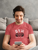 Gym Mode On Men Regular Fit Tshirt 180 Red Regular Fit Tshirt - Premium Cotton Men Wear