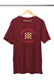 Women Regular Fit Tshirt - Chess Forecast Women Regular Fit Tshirt 180 Maroon | Fullmoon Styles