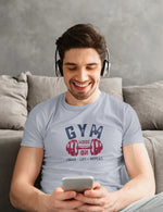 Gym Mode On Men Regular Fit Tshirt 180 Gray Regular Fit Tshirt - Premium Cotton Men Wear