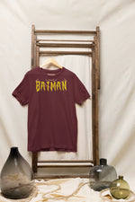 Premium Maroon Regular Fit Tshirt for Men - 180 GSM Cotton | Fullmoon Styles