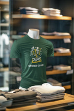 Bottle Green Regular Fit Tshirt - Chess Club Men Regular Fit Tshirt 180 Design | Men Fashion