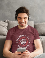 Battlefield Men Regular Fit Tshirt 180 Maroon Regular Fit Tshirt - Premium Cotton Men Wear