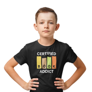 Comfortable Kids Regular Fit Tshirt in Black - 180 GSM | Fullmoon Styles