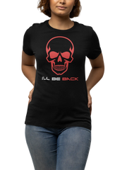Comfortable Women Regular Fit Tshirt in Black - 180 GSM | Fullmoon Styles