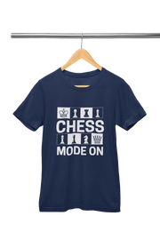Women Regular Fit Tshirt - Chess Mode On Women Regular Fit Tshirt 180 Navy Blue | Fullmoon Styles