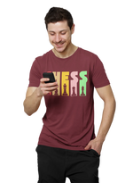 Chess Men Regular Fit Tshirt 180 Maroon Regular Fit Tshirt - Premium Cotton Men Wear