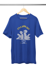 Royal Blue Regular Fit Tshirt - Good Day To Read Women Regular Fit Tshirt 180 Design | Women Fashion