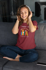 As Loyal As Book Women Regular Fit Tshirt 180 Maroon Regular Fit Tshirt - Premium Cotton Women Wear