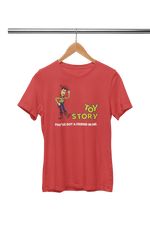 Premium Red Regular Fit Tshirt for Women - 180 GSM Cotton | Fullmoon Styles