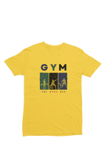 Men Regular Fit Tshirt - One More Rep Men Regular Fit Tshirt 180 Yellow | Fullmoon Styles