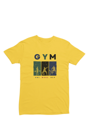Men Regular Fit Tshirt - One More Rep Men Regular Fit Tshirt 180 Yellow | Fullmoon Styles