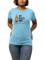 Comfortable Women Regular Fit Tshirt in Sky Blue - 180 GSM | Fullmoon Styles