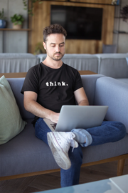 Chess Think Men Regular Fit Tshirt 180 Black Regular Fit Tshirt - Premium Cotton Men Wear