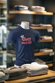 Men Regular Fit Tshirt - Chess Master Men Regular Fit Tshirt 180 Navy Blue | Fullmoon Styles