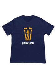 Navy Blue Regular Fit Tshirt - Bowled Men Regular Fit Tshirt 180 Design | Men Fashion