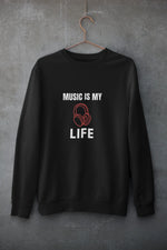 Premium Black Regular Fit Sweatshirt for Women - 320 GSM Cotton | Fullmoon Styles