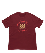 Men Regular Fit Tshirt - Chess Forecast Men Regular Fit Tshirt 180 Maroon | Fullmoon Styles