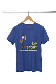 Premium Royal Blue Regular Fit Tshirt for Men - 180 GSM Cotton | Fullmoon Styles