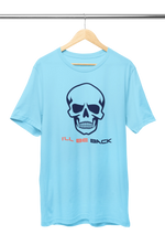 Premium Sky Blue Regular Fit Tshirt for Women - 180 GSM Cotton | Fullmoon Styles