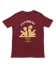 Good Day To Read Men Regular Fit Tshirt 180 Maroon Regular Fit Tshirt - Premium Cotton Men Wear
