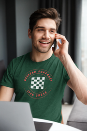Bottle Green Regular Fit Tshirt - Chess Forecast Men Regular Fit Tshirt 180 Design | Men Fashion
