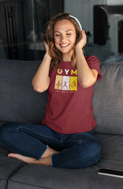 One More Rep Women Regular Fit Tshirt 180 Maroon Regular Fit Tshirt - Premium Cotton Women Wear