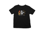 Kids Regular Fit Tshirt - No Days Off Kids Regular Fit Tshirt 180 Black | Fullmoon Styles