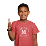 Chess Forecast Kids Regular Fit Tshirt 180 Red Regular Fit Tshirt - Premium Cotton Kids Wear