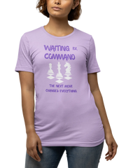 Lavender Regular Fit Tshirt - Waiting For Command Women Regular Fit Tshirt 180 Design | Women Fashion