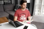 Good Day To Read Men Regular Fit Tshirt 180 Red Regular Fit Tshirt - Premium Cotton Men Wear