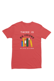 Women Regular Fit Tshirt - As Loyal As Book Women Regular Fit Tshirt 180 Red | Fullmoon Styles