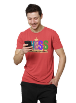 Red Regular Fit Tshirt - Chaos Checkmate Men Regular Fit Tshirt 180 Design | Men Fashion