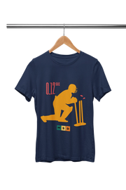 Premium Navy Blue Regular Fit Tshirt for Men - 180 GSM Cotton | Fullmoon Styles