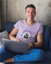 Think Strategically Men Regular Fit Tshirt 180 Lavender Regular Fit Tshirt - Premium Cotton Men Wear