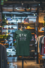 Gym Mode On Women Regular Fit Tshirt 180 Bottle Green Regular Fit Tshirt - Premium Cotton Women Wear