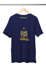 Premium Navy Blue Regular Fit Tshirt for Women - 180 GSM Cotton | Fullmoon Styles