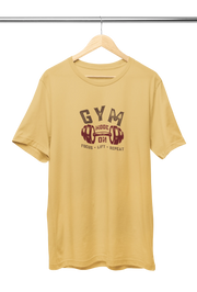 Premium Beige Regular Fit Tshirt for Women - 180 GSM Cotton | Fullmoon Styles