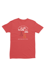 We Are Future Kings Men Regular Fit Tshirt 180 Red Regular Fit Tshirt - Premium Cotton Men Wear
