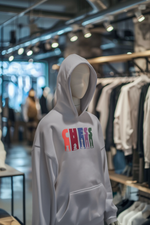 Gray Regular Fit Hoodie - Chess Women Regular Fit Hoodie 320 Design | Women Fashion