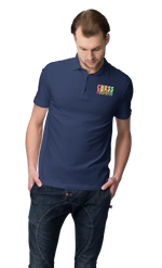 Men Polo Shirt - Chess Men Polo Shirt 220 Navy Blue | Fullmoon Styles