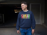 Chess Men Regular Fit Sweatshirt 320 Navy Blue Regular Fit Sweatshirt - Premium Cotton Men Wear